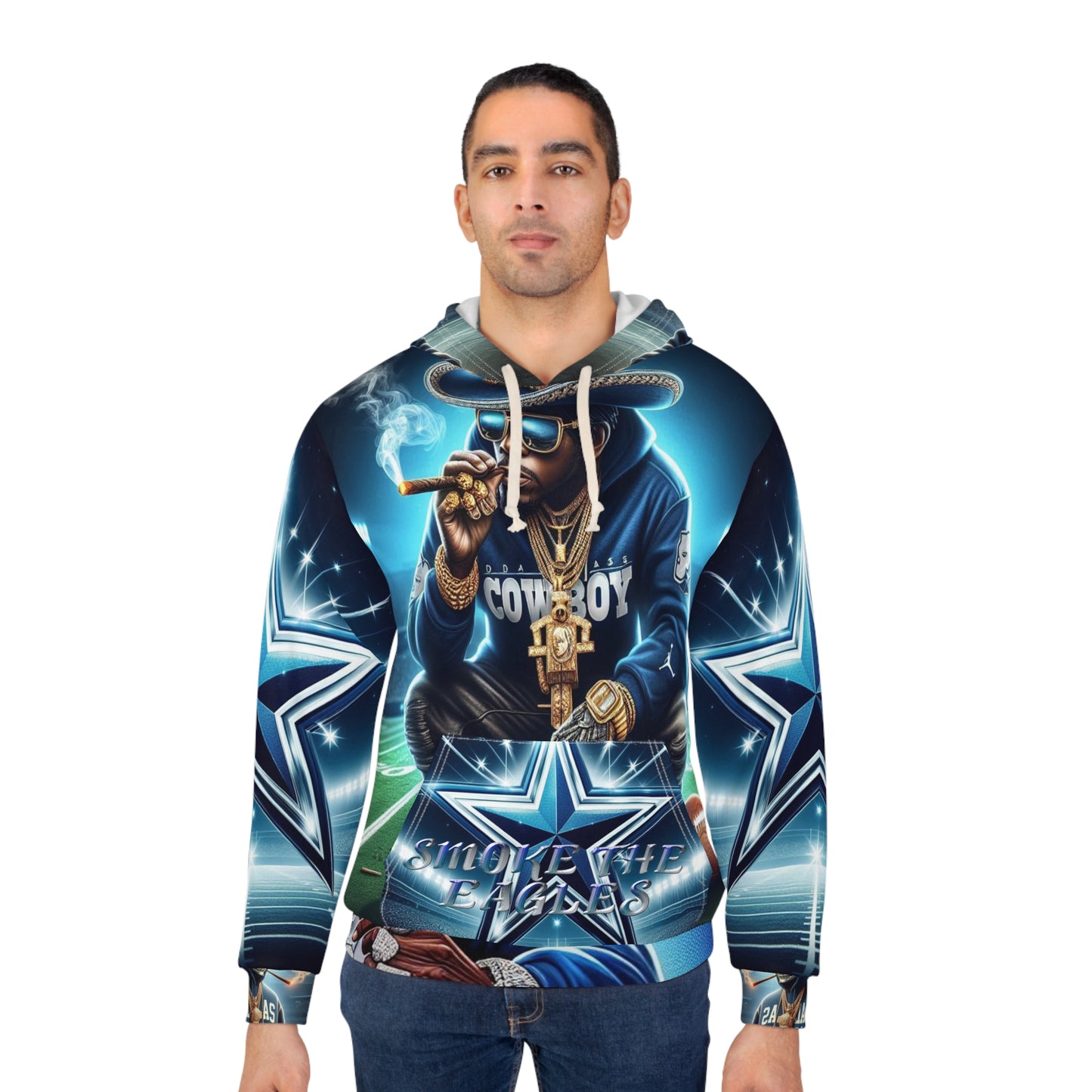 VIBEISH smoke the eagles hoodie
