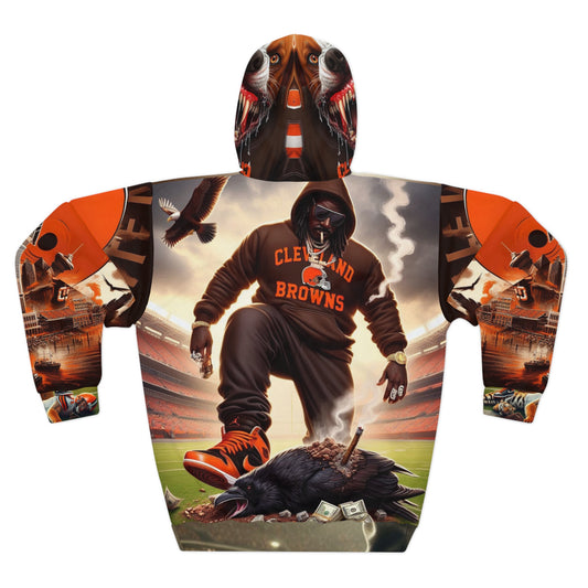 Brown street hoodie 2