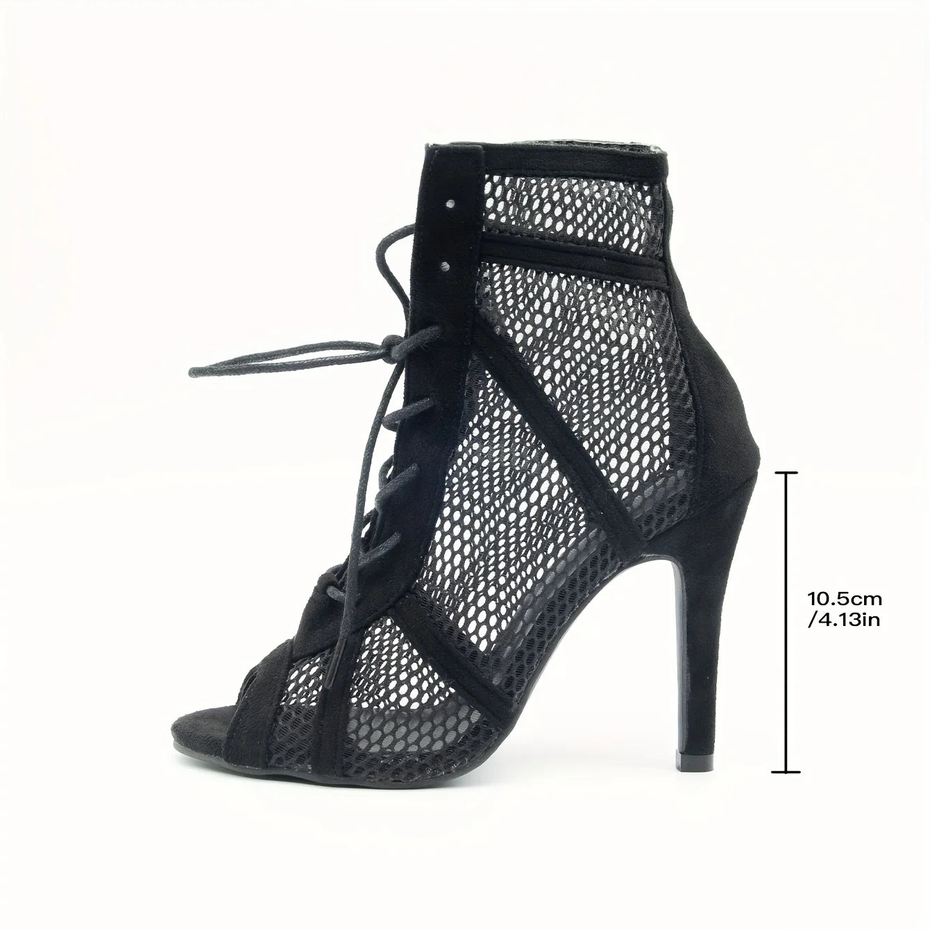 VIBEISH Latin Dance Shoes Women Girls Pole Ladies Dancing Shoes High Heels bd Competition White Latina Boots Party adjustable instep