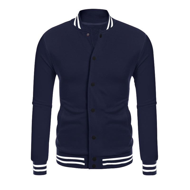 VIBEISH Men's Baseball Uniform Flight Jacket
