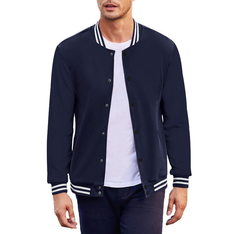 VIBEISH Men's Baseball Uniform Flight Jacket