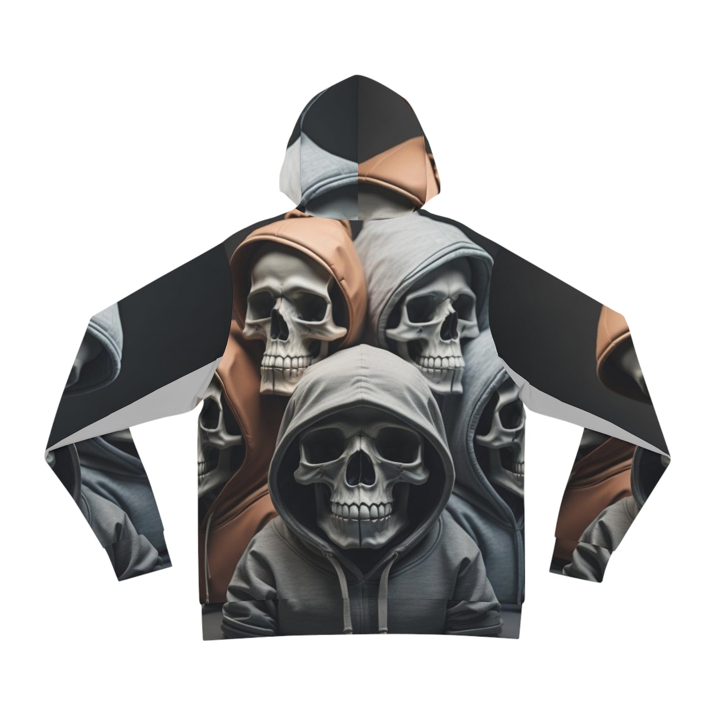 Straight skull hoodie