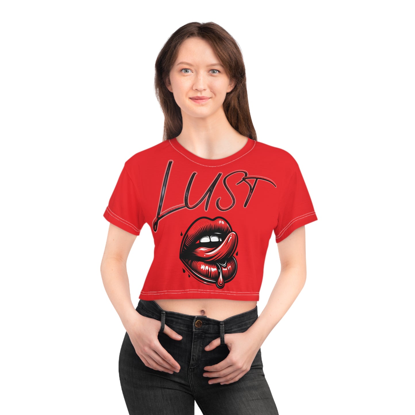 VIBEISH Lust Crop Tee