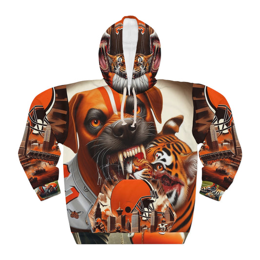 Brown street hoodie 2