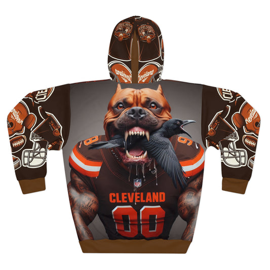 Brown city hoodie