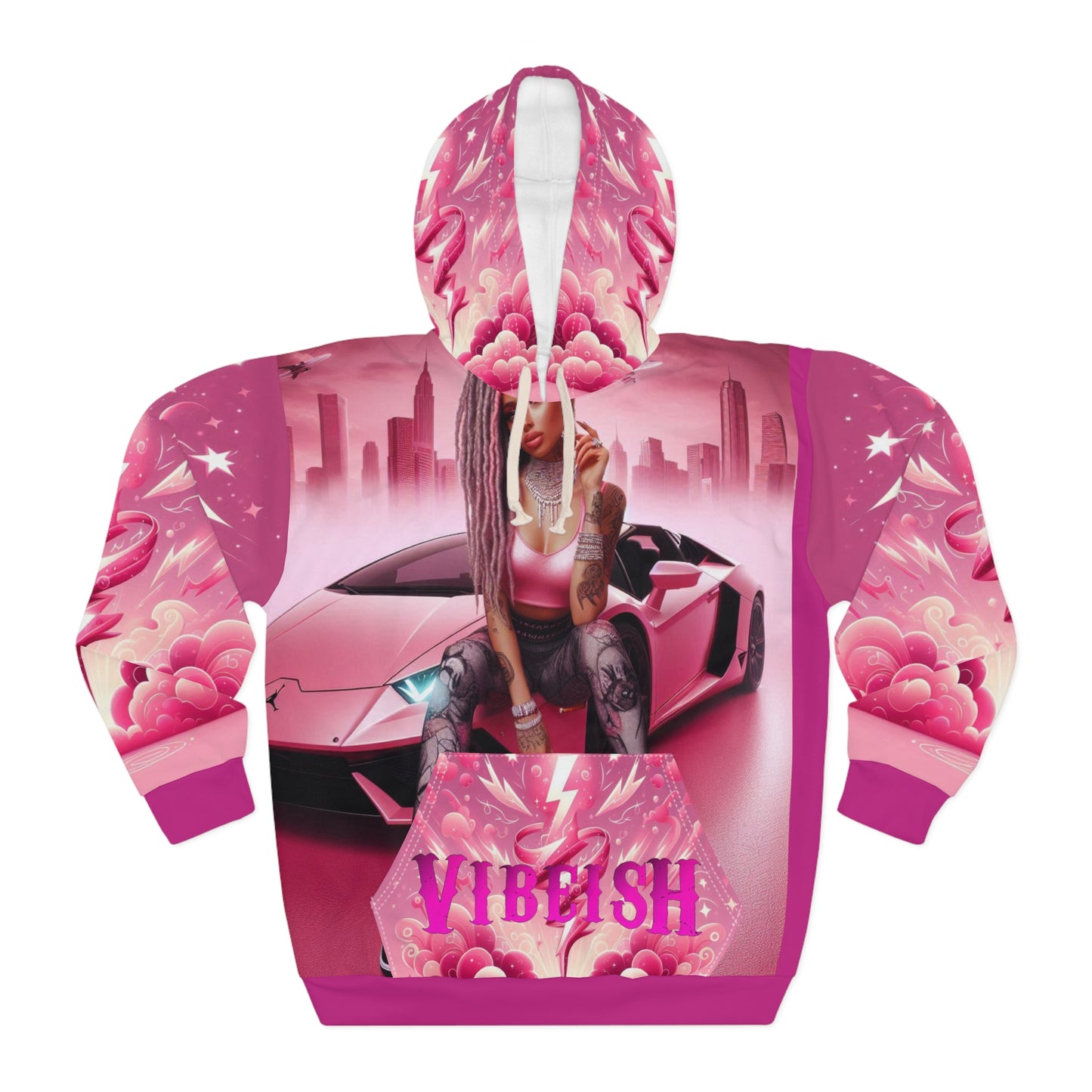 VIBEISH Girl power hoodie