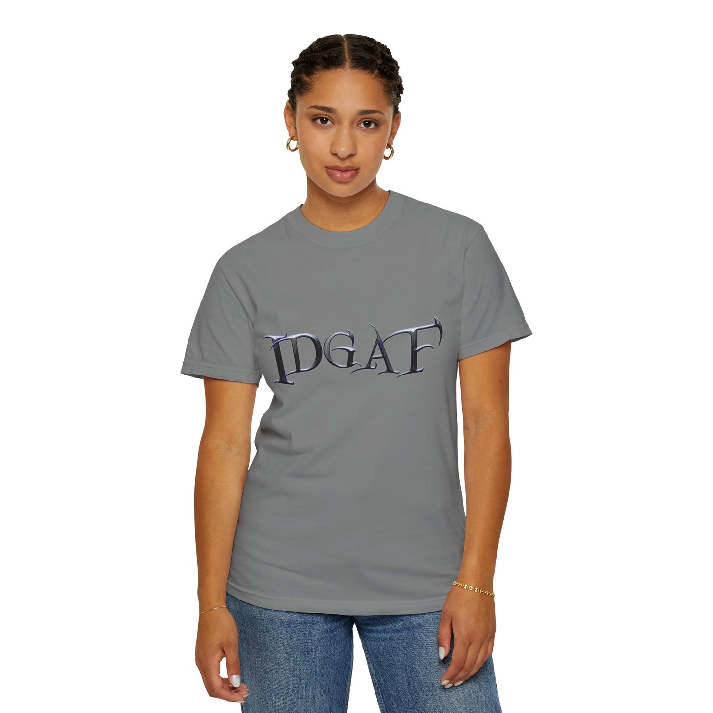 VIBEISH IDGAF woman tee
