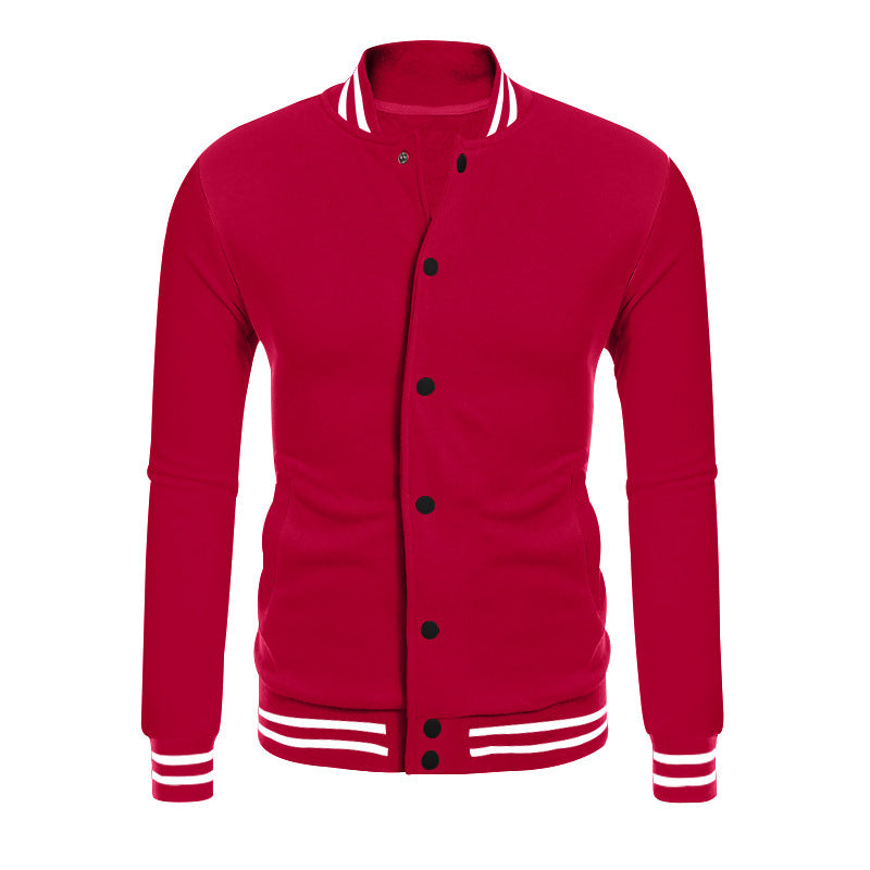 VIBEISH Men's Baseball Uniform Flight Jacket