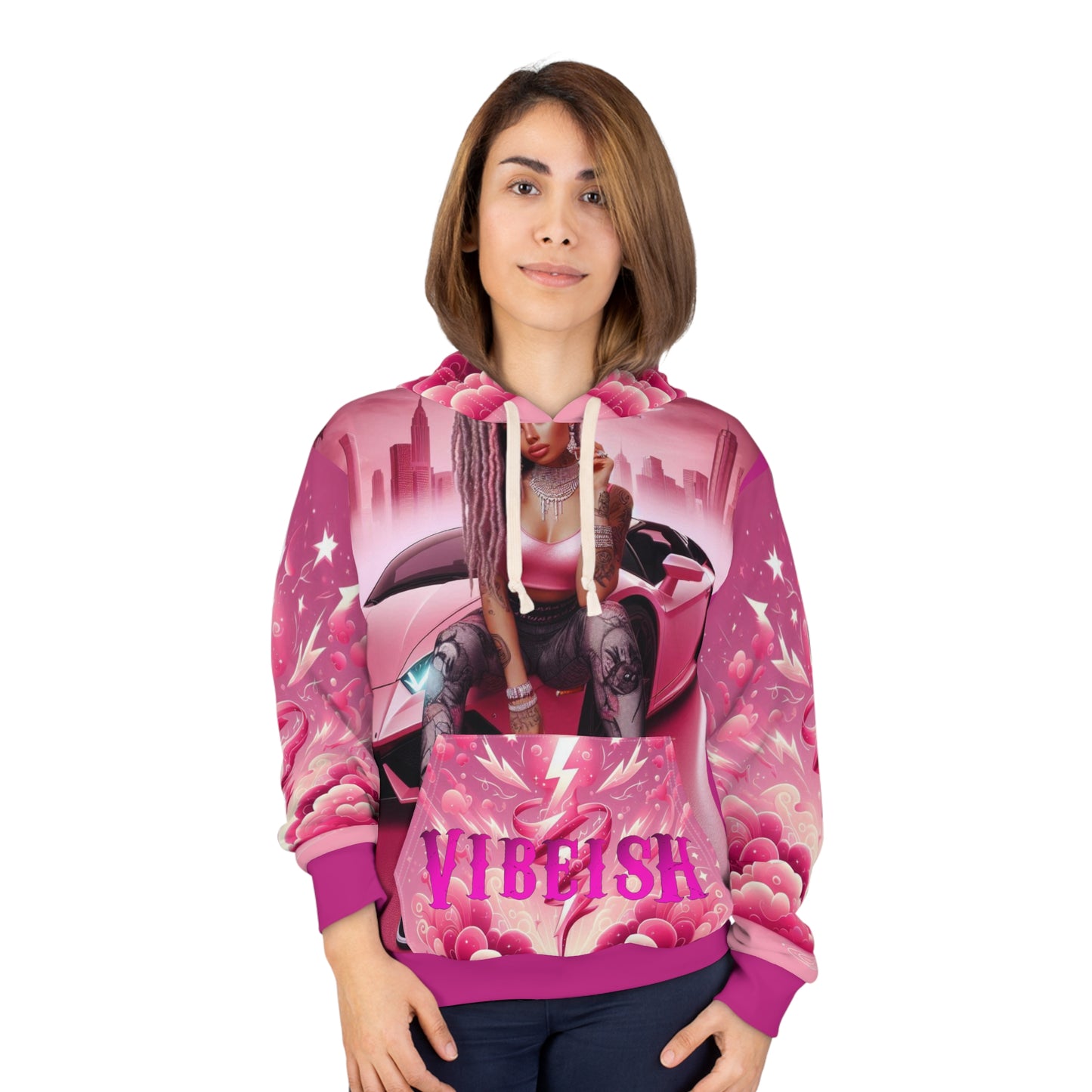 VIBEISH Girl power hoodie
