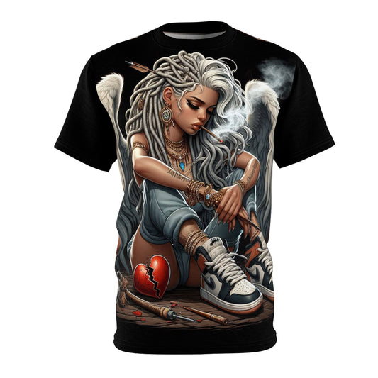 VIBEISH broken heart tee