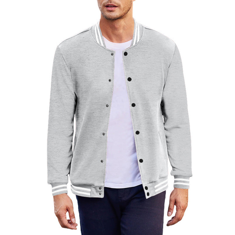 VIBEISH Men's Baseball Uniform Flight Jacket