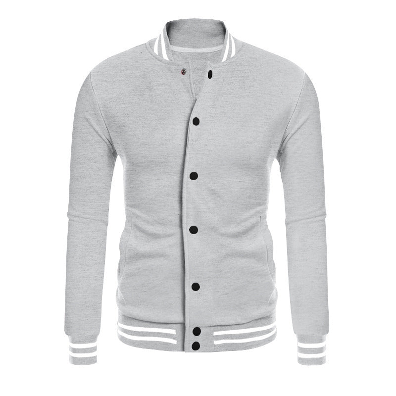 VIBEISH Men's Baseball Uniform Flight Jacket