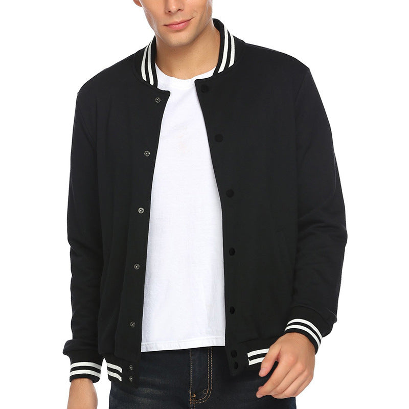 VIBEISH Men's Baseball Uniform Flight Jacket