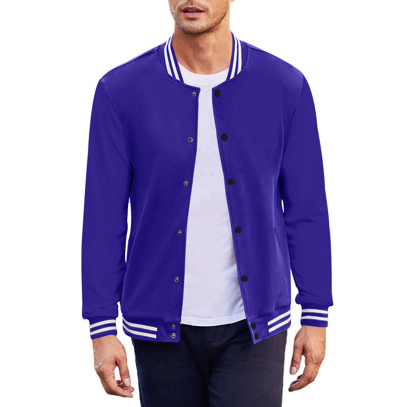 VIBEISH Men's Baseball Uniform Flight Jacket